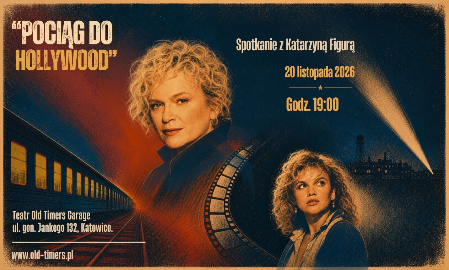 „Pociąg do Hollywood”. Spotkanie z Katarzyną Figurą